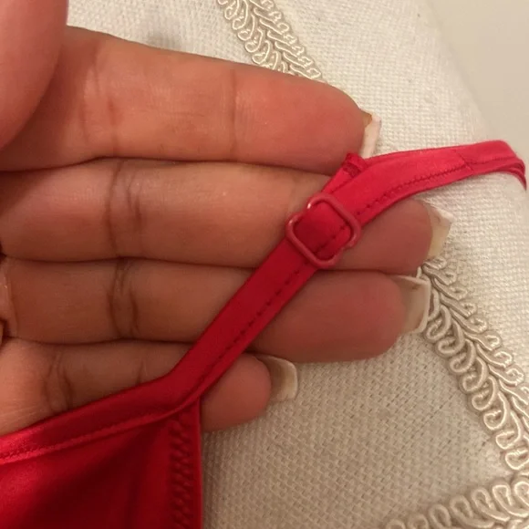 CLEARANCE ❤️Red Wrap Dress - Picture 4 of 7